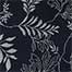 Silk Fern Floral Pocket Square, Navy/Silver, swatch